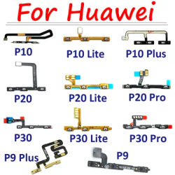 Bouton latéral de remplacement pour Huawei P9 Plus, P10 Lite, P20 Pro, P30, P40 Lite, E, P40 Lite, 5G Power On, Off Volume Key, Flex, Nouveau, Testé