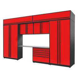 Proslat FusionPlus 13 ft set - Handy 5 Drawer & Overheads