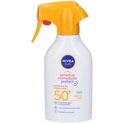 Nivea Sun Sensitive Immediate Protect Spray Solare SPF 50+ 250 ml Crem