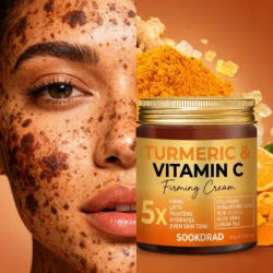 Dark Spot Brightening Cream, enriched with arbutin, kojic acid, and niacinamide, and fortified with vitamins A/B/C and tranexami