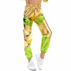 Streetwear Anni '80 Hip-hop Pantaloni Mascherata Ragazze piccanti Blocco di colori Per donna Costume di Carnevale Carnevale Mascherata Addio al Nubilato Parata dell'Orgoglio Mese dell'orgoglio
