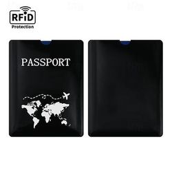 Set da 100 bustine protettive RFID, ideali per proteggere carte di credito o passaporti, prevenire il furto d'identità in viaggio, porta carte sottili e colorati per portafogli, protezione antifurto.