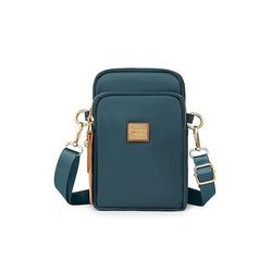 Borsa a tracolla da donna in nylon impermeabile, multi-tasche, tracolla regolabile, piccola borsetta a spalla per uso quotidiano, viaggi, passeggiate, corsa e sport.