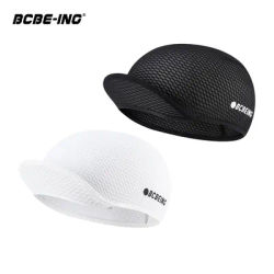 BCBE-ING Cycling Caps Classic Black/White Polyester Cycling Caps Summer Breathable Sports Quick Dry Bicycle Hat Men And Women
