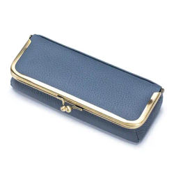 Boîtes à lunettes en cuir véritable, porte-lunettes à fermeture automatique, organisateur de lunettes multifonctionnel, étui de rangement spacieux et luxueux pour lunettes de soleil