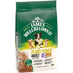 2x10kg Lamb & Lentils Plant Power Hypoallergenic Adult James Wellbeloved Dry Dog Food
