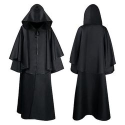 Retrò Vintage Punk Gotico Medievale Mantello Costume Cosplay Strega Medico della peste Streghe Costume Per uomo Per donna Unisex Vichingo Fantasia Notte di Valpurga Halloween Carnevale Mascherata