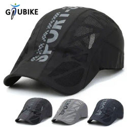 Nouveau Chapeau de Soleil Sportif d'Été GTUBIKE – Casquette Visière Respirante en Maille à Séchage Rapide pour Activités de Plein Air, Gorro Hombre, Boina, Chapeau de Golf, Casquette Plate Tendance