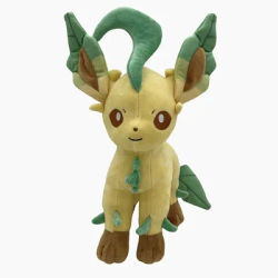 28cm Leafeon Pokemon Plush Toys Large Anime Doll Cute Pillow Eevee Pokémon Plushie Birthday Stuffed Gift for Children Christmas