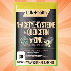 30 Patches N-Acetyl-Cysteine with Zinc Quercetin | NAC Supplement in Capsules for Immune and Antioxidant Support