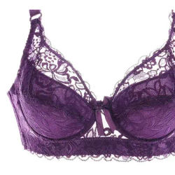 KUCLUT Sous-vêtements Grande Taille Soutien-gorge à Armatures Bralette en Dentelle Sexy pour Femme Lingerie Intime Décolleté Profond V Bonnets B C D Soutien-gorge en Dentelle