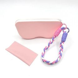 Custodia portatile in silicone per occhiali da vista, custodia protettiva per occhiali da sole, borsa impermeabile per riporre gli occhiali, portamonete rigido per donne e ragazze, porta occhiali da
