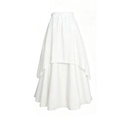 Medievale Rinascimento Asimmetrico Gonna Strega Pirata Contadina Tinta unica Costume Per donna Costumi da pirata Halloween Carnevale Fiera Rinascimentale LARP Adulti Gonna