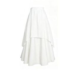 Medievale Rinascimento Asimmetrico Gonna Strega Pirata Contadina Tinta unica Costume Per donna Costumi da pirata Halloween Carnevale Fiera Rinascimentale LARP Adulti Gonna