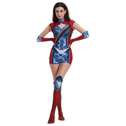 Antieroe Supercattivo Supereroe Costume di fantasia Body Patriotico for Unisex Bambini Adulti Halloween Carnevale Performance Con il fumetto