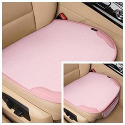 2 cuscini universali per sedile auto, traspiranti e impermeabili, con tasca portaoggetti, base antiscivolo, protezione per sedile auto adatta alla maggior parte di auto, SUV, camion e furgoni, comodi e compatibili con airbag.