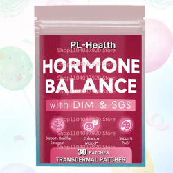 30 Patches Hormone Balance for Women Transdermal Patches Estrogen Support, Mood Swings, PMS Relief, Menopause