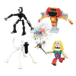 Hot Smiling Critters Building Blocks Smiling Critters Dogday And Catnap Block Set Cat Nap Dog Day Catnat Figure Christmas Gift