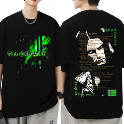 Type O Negative Love You To Death T-shirt Gothic Metal Rock Band T Shirt Summer Men Women Cotton Oversized Short Sleeve T Shirts