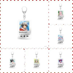 NIJISANJI Acrylic Keychain Pendant Bag Car Keychain Cell phone Pendant present Friend Festivals Gifts Festival Christmas