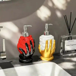 Luxury Light Luxury Bathroom Dispenser Bottles Shampoo Shower Gel Hand Soap Refillable Containers for Home & Commercial Use