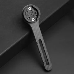 Carbon Fiber Bicycle Computer Holder Universal Road Bike Speedometer Mount Holder Cycling Speedometer Support for Garmin