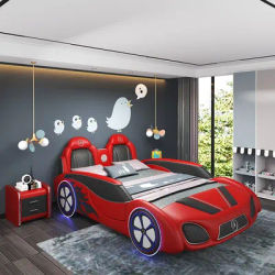 *New Design Sleeping Wooden Car Shape Adult Race Lamborghini Boy Kids Beds Car Bed for Children