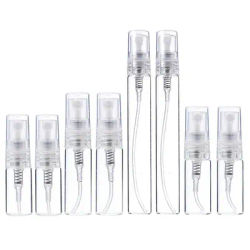 New 2/3/5/10ml 8pcs Perfume Bottles Refillable Fill Perfume Atomizers Mist Spray Bottle Perfume Mini Bottle Dispenser FZP04