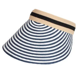 Chapeaux de paille pare-soleil personnalisés, casquettes supérieures vides pour femmes, chapeau à visière en papier pour dames, printemps été automne, écologique, vente en gros