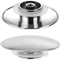 66mm Bathroom Basin Waste Pop-Up Sink Plug Cap Click Clack Push Button Bathroom Basin Sink Up Drain Stopper Drainer Cover 1pc