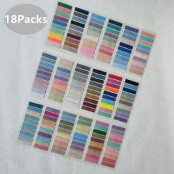 3600Pc Index Tabs Self Adhesive Page Markers Transparent Waterproof Sticky Notes Classify Files Flags Posted It Planner Stickers