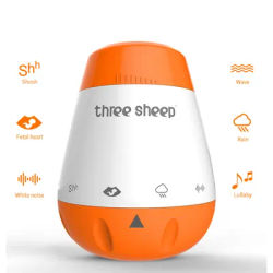 K1 Baby White Noise Machine Smart Music Voice Sensor Infants Bad Sleep Helper Therapy Sound Monitor Generator for Babies Relax