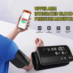 Tensiomètre portable, tonomètre Bluetooth, tensiomètre numérique, écran LCD grand format, brassard large, sphygmomanomètre