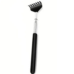 7-Rake Telescopic Back Scratcher & Exerciser – Stainless Steel Extendable Tool, Portable Massage Gift for Men/Women, Birthday