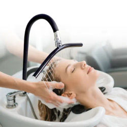 Salon Head Spa Waterfall Frame 360 Degree Adjustable Water Circulation for Shampoo Chair Bowl Washing Accessories