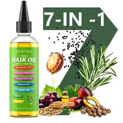 7 in 1 Hair Serum Oil Strengthen Root Smoothing Deep Nourishing Repair Frizzy Hair Product Hair Care Essence For Men Women 120ml