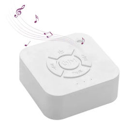 White Noise Sound Machine For Baby USB Charging Sleep Timer Baby Sleep Soothing Instrument Music Sleep Instrument Office Travel