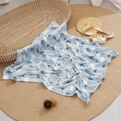 New Warm Soft Breathable Bamboo Cotton Baby Swaddle Blanket Infant Bath Towel Newborn Quilt Toddler Stroller Cover Size 80x80cm
