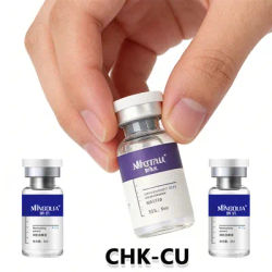 Blue Copper Peptide Freeze-Dried Powder Set CHK-CU Oligopeptide Essence Repairs Sensitive Shrink Pores Skincare Serum