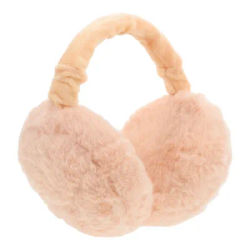 Couvre-oreilles pliables beiges pour l'hiver, couvre-oreilles chauds unisexes, chauffe-oreilles pour sports de plein air, randonnée, ski, vélo, temps froid