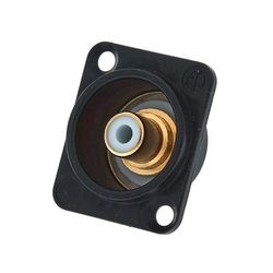 Neutrik NF2 D-B-9 Cinch-Einbaubuchse weiß
