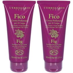 L' Erbolario Crema Corpo Profumata al Fico 2x100 ml