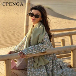 Luxury Dubai Hijab Abaya for Muslim Women Ramadan Eid Arabic Traditional Dress Islamic Party Jalabiya Turkey Moroccan Kaftan