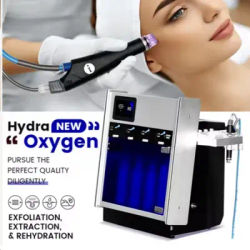 2026 microdermabrasion Skin Rejuvenation Blackhe Oxygen Skin Treatment H2O2 Small Bubbles Deep Cleans Blackheads and Acne