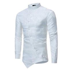 Vintage Medievale Rinascimento Blusa / Camicia Principe Jacquard Jacquard Costume Per uomo Halloween Carnevale Mascherata Evento / Festa Carnevale di Venezia Adulti Camicia