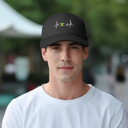 Casquette de baseball en maille avec motif drapeau jamaïcain et ECG, casquette de sport pour adulte, casquette de soleil réglable, casquette de camionneur d'été