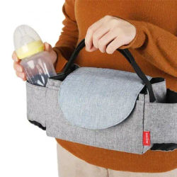 Convenience Baby Stroller Organizer Bag Insulated Cup Holder Baby Stroller Large Capacity Travel Storage Bags Multifunctional