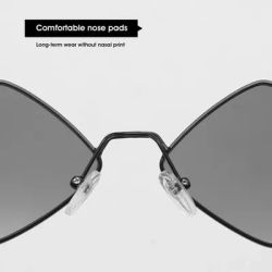 Lunettes de soleil Vintage à monture quadrilatère en métal pour femmes, petites lunettes de soleil en forme de diamant pour hommes