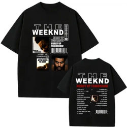 T-shirt avec couverture d'album de rappeur The Weeknd Hurry Up Tomorrow, pour hommes et femmes, mode Hip Hop, musique Pop, Streetwear, t-shirts décontractés d'été pour hommes