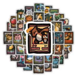50 Pack Pokemon Cartoon Sticker Card Cartoon Mewtwo Charizard Decals Cosplay Play for Phone & Luggage Toys Colletion